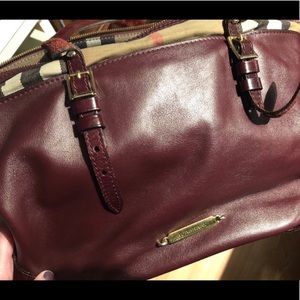 Burberry bag and wallet